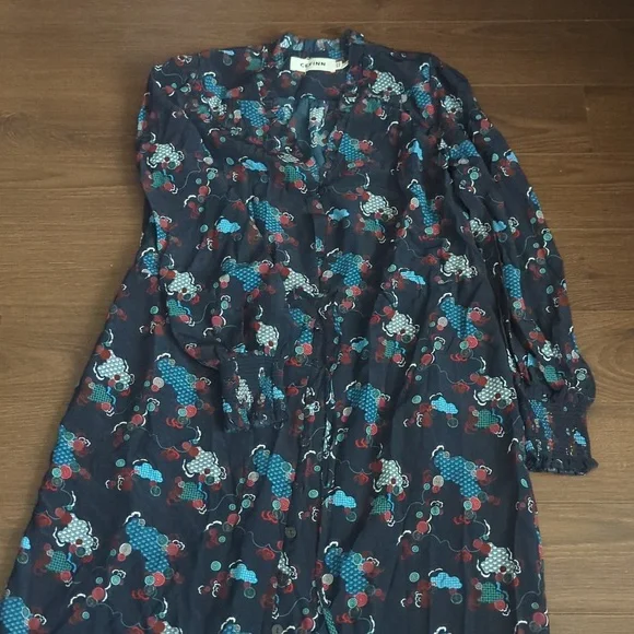 Cefinn Midi Length Silk Dress - Picture 10 of 15